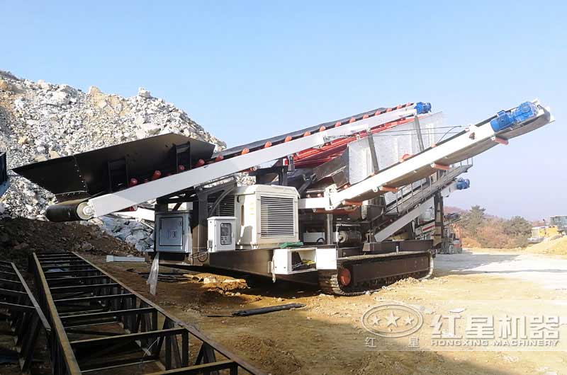 履帶式移動篩石機