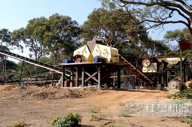 河北日產1000噸石料破碎生產線 河北日產1000噸石料破碎生產線