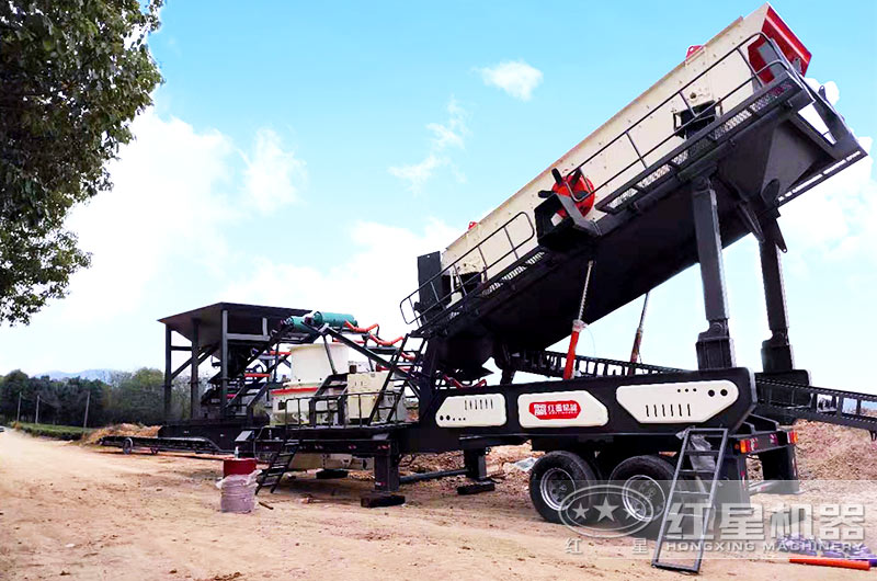 移動(dòng)式制砂機(jī)不用建地基打樁