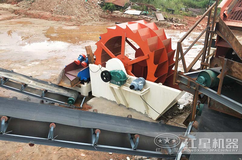 細(xì)沙回收一體機(jī)現(xiàn)場(chǎng)