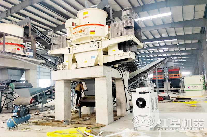 巖石制砂機(jī)現(xiàn)場