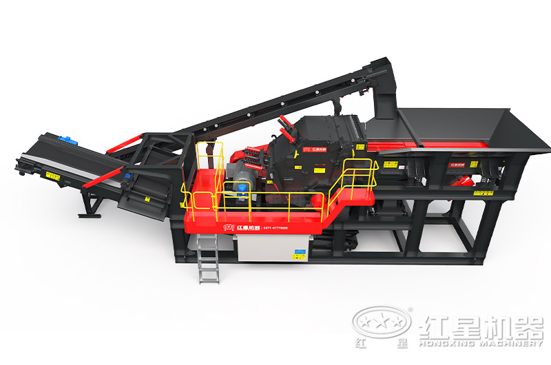 模塊框架式小型移動反擊石頭破碎機(jī)