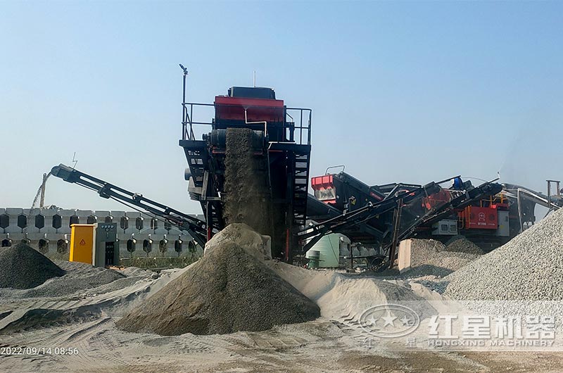 鶴伊高速砂石項目生產現場 鶴伊高速砂石項目生產現場