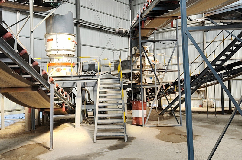 砂石骨料生產(chǎn)線現(xiàn)場