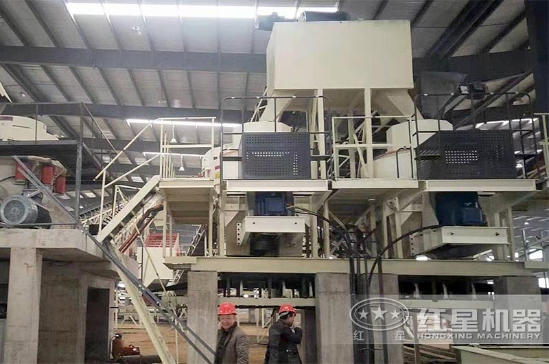 湖北十堰日產6000方玄武巖整形制砂生產線