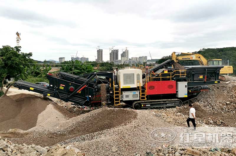 移動(dòng)式建筑垃圾處理生產(chǎn)線 移動(dòng)式建筑垃圾處理生產(chǎn)線