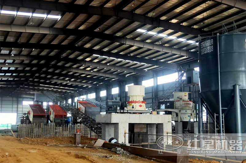 安徽時產200噸全自動封閉式制砂生產線 安徽時產200噸全自動封閉式制砂生產線