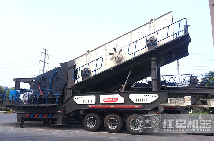 反擊破移動制砂碎石一體機