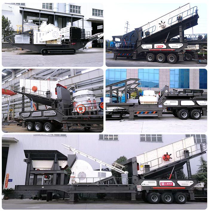 不同類型移動制砂碎石一體機