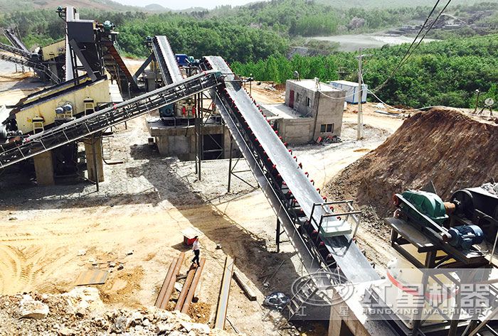 玄武巖破碎生產線—河南南陽用戶現場 玄武巖破碎生產線—河南南陽用戶現場