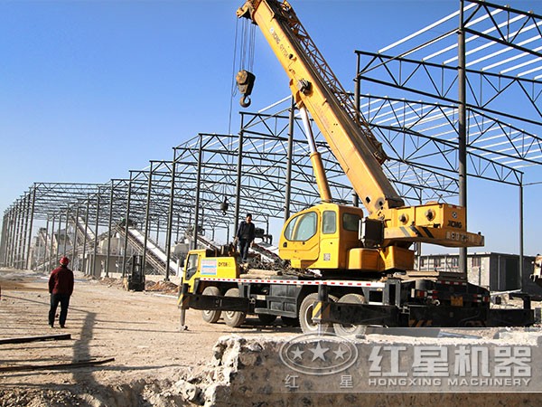 新型石料生產線現場