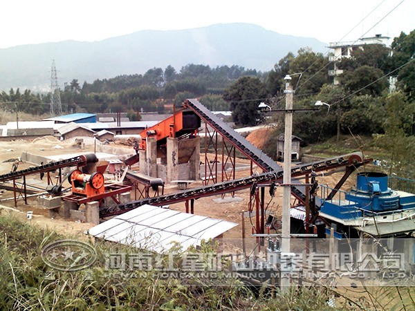 鵝卵石加工生產線