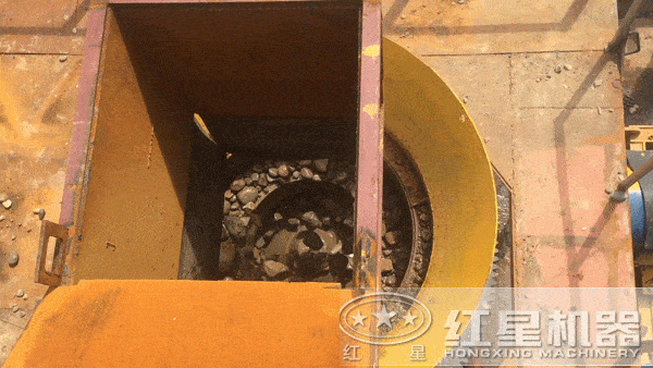 圓錐式石頭破碎機進料口展示