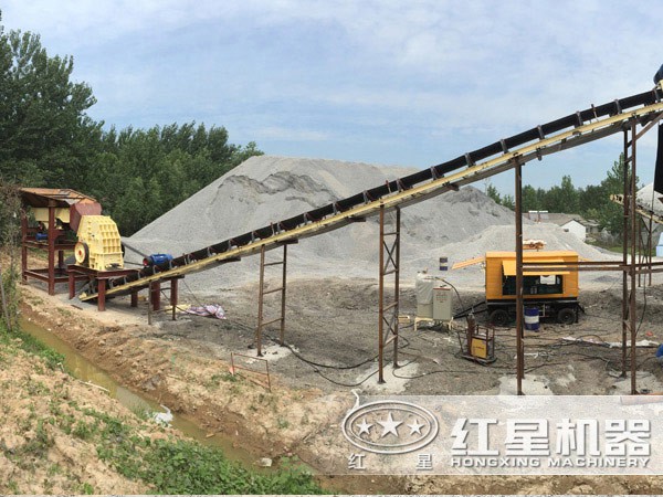 錘式打砂機安裝試車