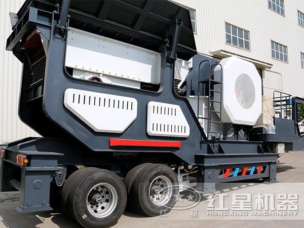 新款小型移動式破碎機(jī)廠區(qū)圖