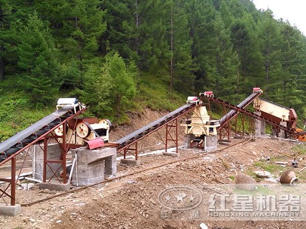 85tph歐版礦石破碎機現場圖