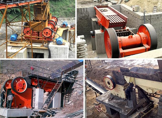 鄂式破碎設備客戶現場圖