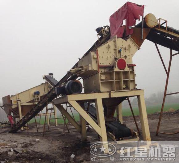 細碎機現場作業圖 細碎機現場作業圖