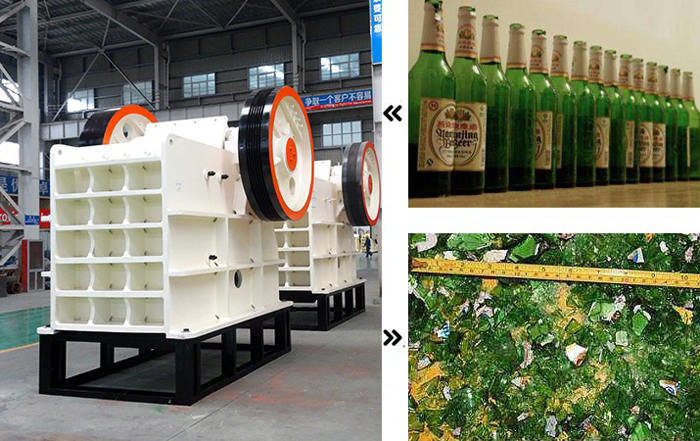 顎式破碎機破碎玻璃 顎式破碎機破碎玻璃