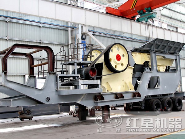 HX938HD80輪胎顎破移動碎站