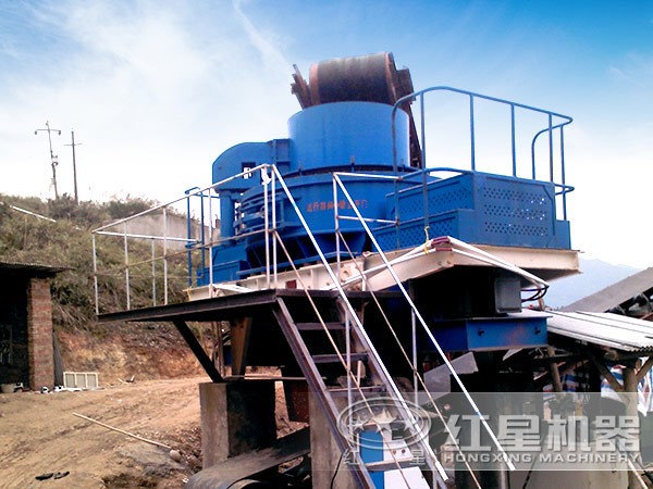 HVI、TK、HX制砂機現場作業圖