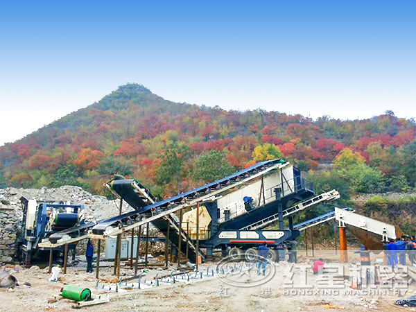 新型號HX建筑垃圾處理設備現場作業 新型號HX建筑垃圾處理設備現場作業