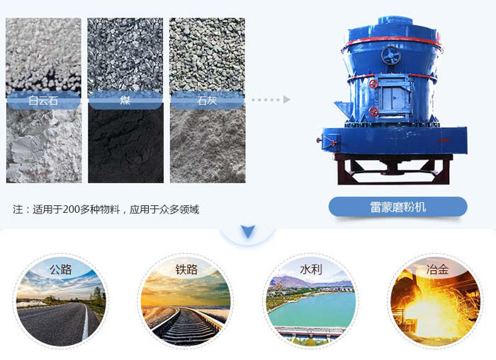 雷蒙磨粉機(jī)適用二百多種物料的磨粉作業(yè) 