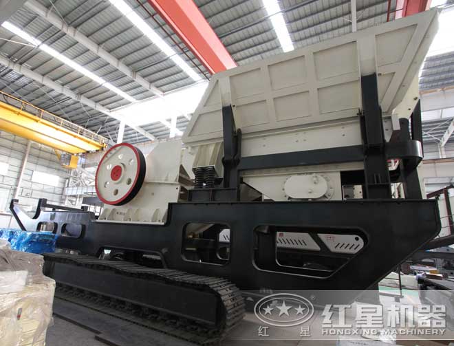 新型履帶式移動破碎站成功下線了