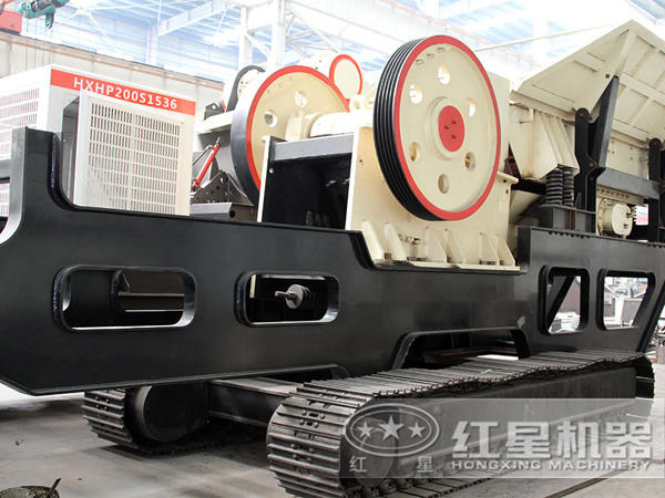 履帶自走式顎式移動(dòng)破碎站 履帶自走式顎式移動(dòng)破碎站