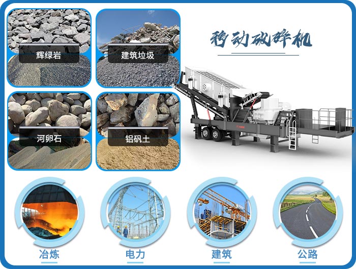 移動破碎機適用范圍廣 移動破碎機適用范圍廣