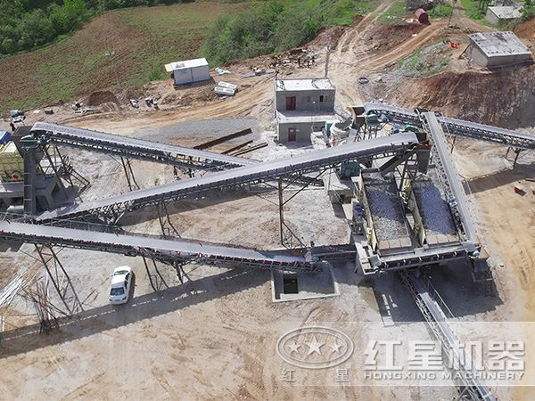 固定式玄武巖破碎生產(chǎn)線圖 固定式玄武巖破碎生產(chǎn)線圖