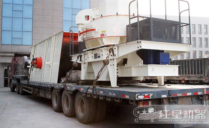 新一代石頭制砂機發貨圖