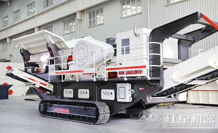 履帶式流動(dòng)石子機(jī)圖 履帶式流動(dòng)石子機(jī)圖