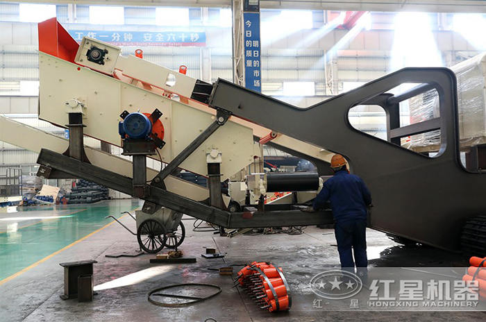 環保移動破碎站組裝圖