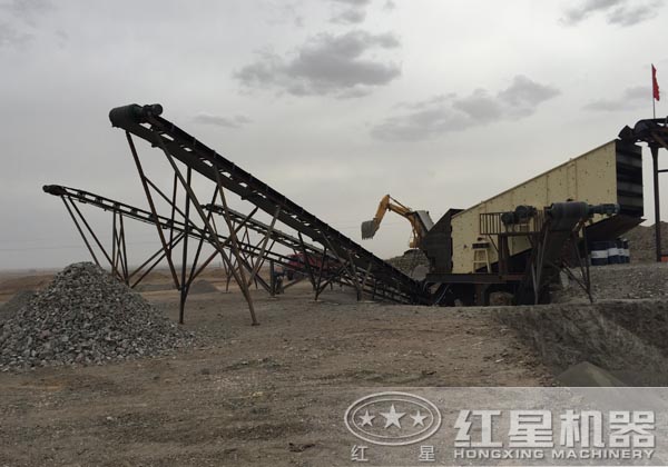 花崗巖碎石生產線客戶現場