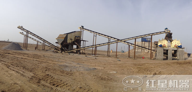 山石破碎生產線工藝流程 山石破碎生產線工藝流程