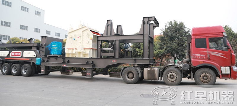 拖車半移動式破碎站 拖車半移動式破碎站