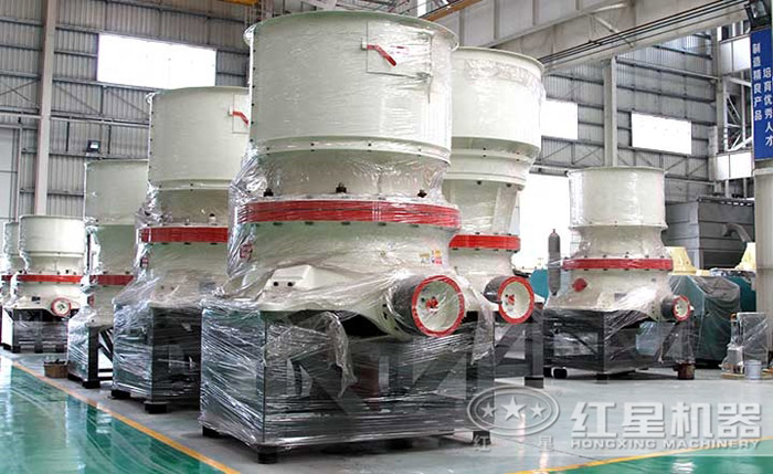 圓錐碎石機廠區圖