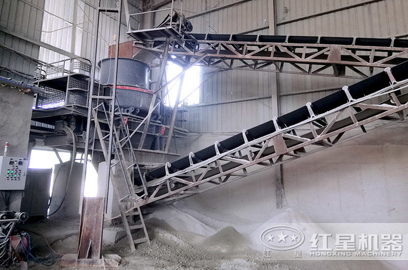 制砂現(xiàn)場圖