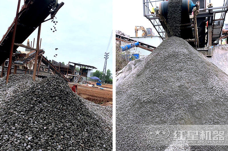 制砂生產線砂石骨料圖