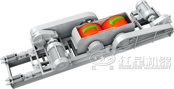 對輥制砂機結構