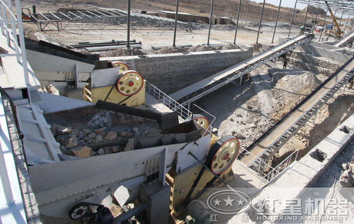 石料碎石機應用現場
