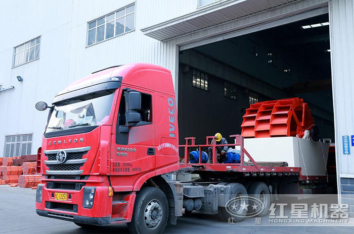 紅星輪斗洗石機發往山東