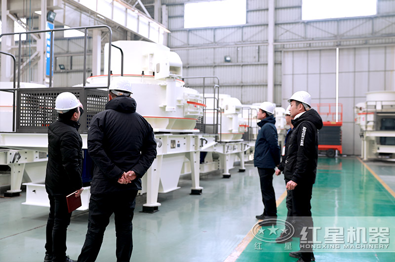 國外用戶到紅星車間實地參觀