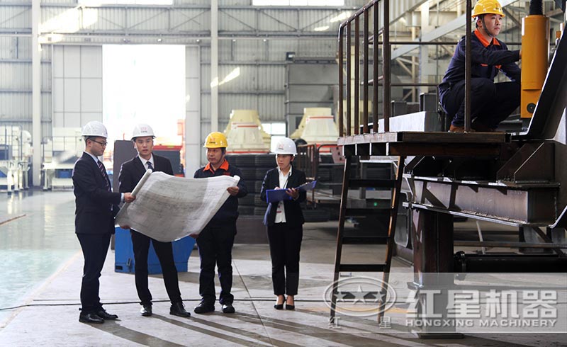 紅星技術人員親自指導工人操作