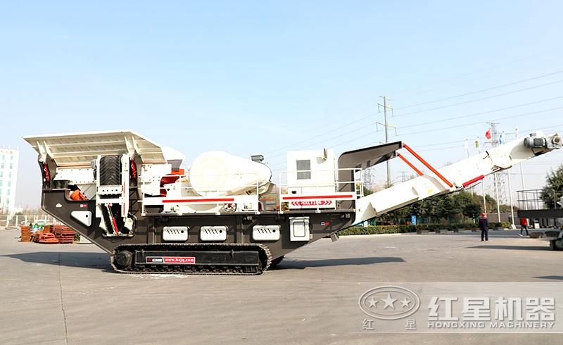 履帶石灰石移動式破碎機