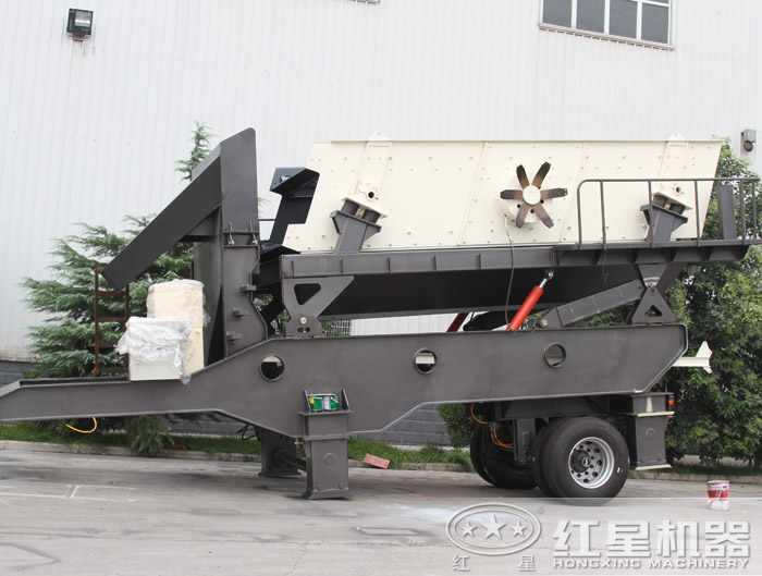 獨(dú)立式移動篩沙機(jī)