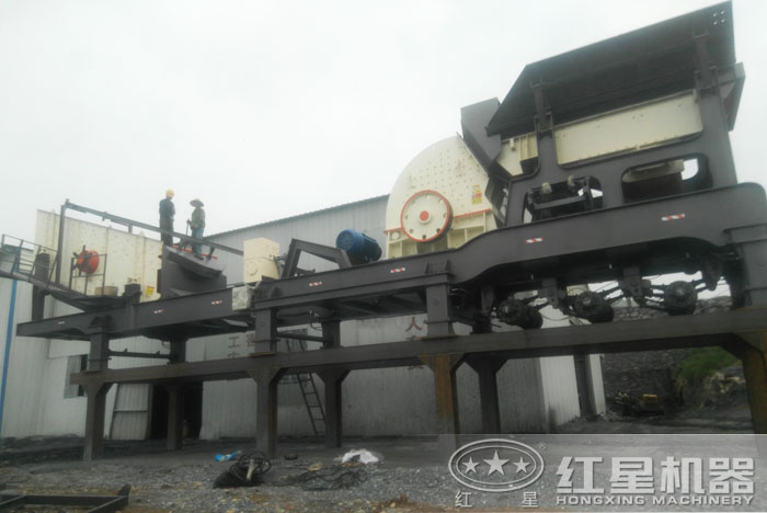 錘式破碎篩分一體化生產(chǎn)線