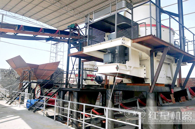 平頂山制砂機現場