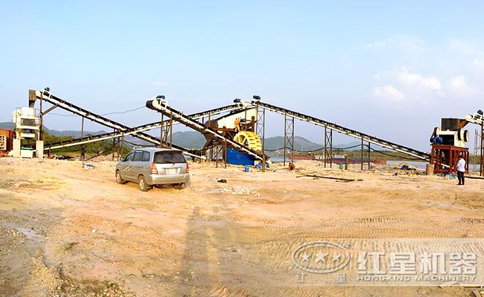 制砂機客戶安裝現(xiàn)場